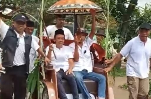 Ribuan Warga Antusias Ikuti Kampanye Damai Calon Kuwu Nomor 03, Eka Kalamanda S.Pd