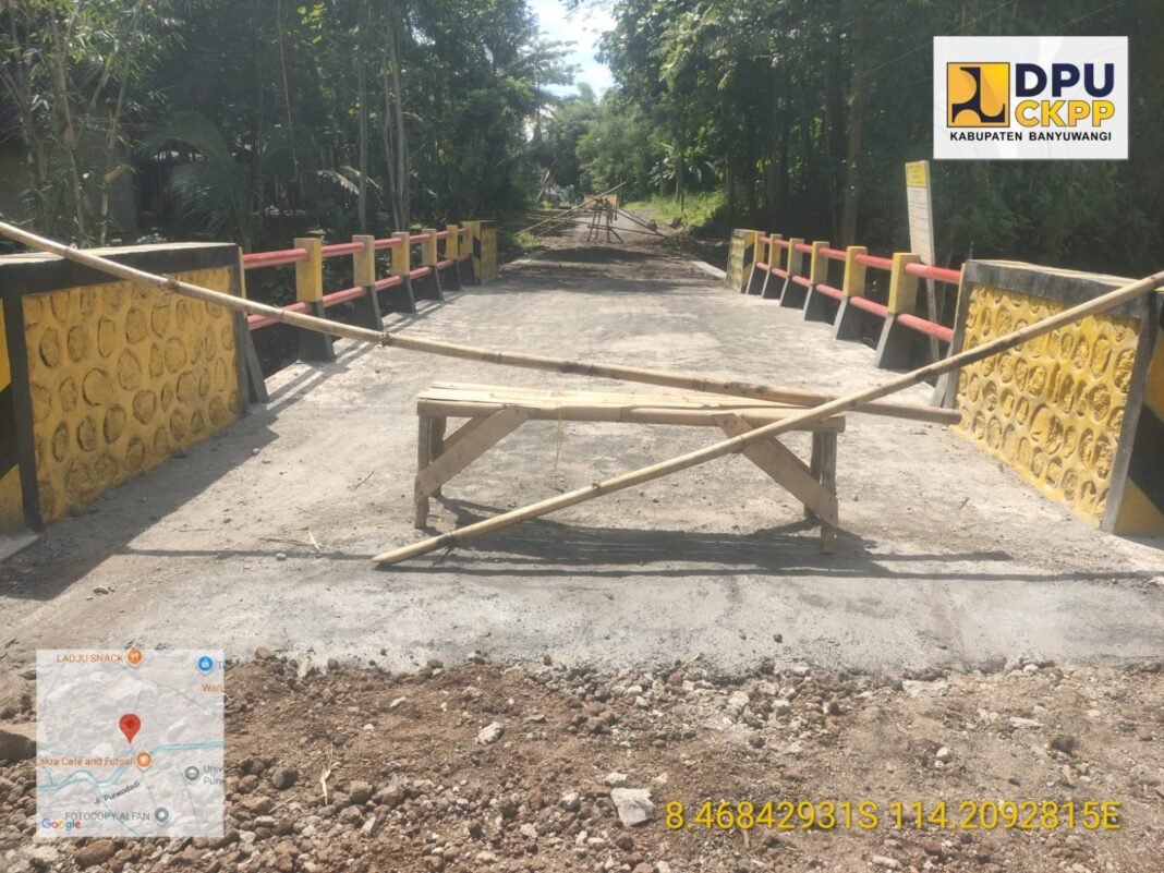 Di Sorot Warganet, Jembatan di desa Sembulung Tuntas di benahi Usai Sidak PU Bina Marga