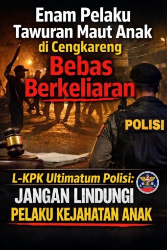 L-KPK Dirwaster DKI Kecam Dugaan Pembiaran Polisi: Enam Pelaku Tawuran Maut Anak di Cengkareng Masih Bebas