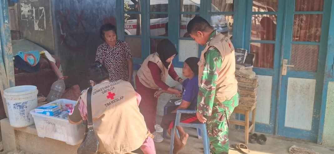 Satgas Gulbencal Kodam I/BB Layani Kesehatan Masyarakat Terdampak Bencana