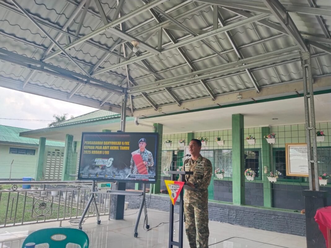 Letkol Kav Adzan Marjohan Nasution Resmi Jabat Danyon Kav 6/Naga Karimata
