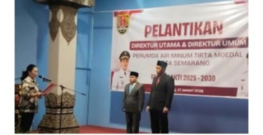 Ady Setiawan Resmi Dilantik sebagai Direktur Utama Perumdam Tirta Moedal Kota Semarang