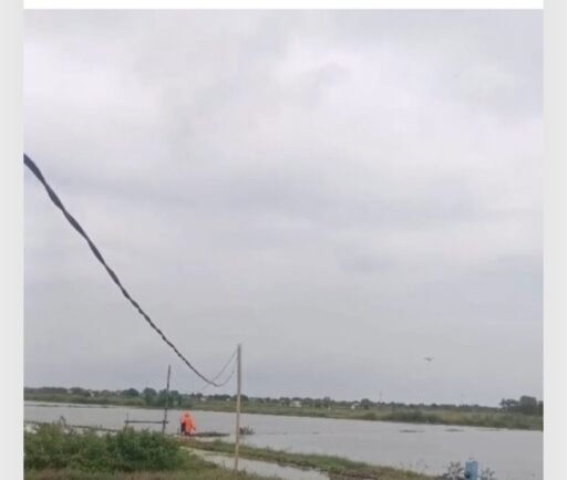 Curah Hujan Tinggi Rendam Tambak dan Permukiman Warga Desa Singajaya