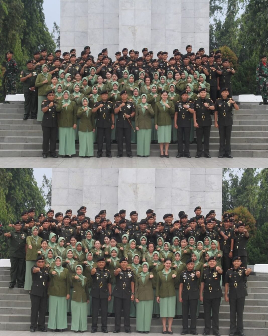 Prajurit Yonkav 6/NK adakan Ziarah di TMP Dalam Rangka HUT KAVAD