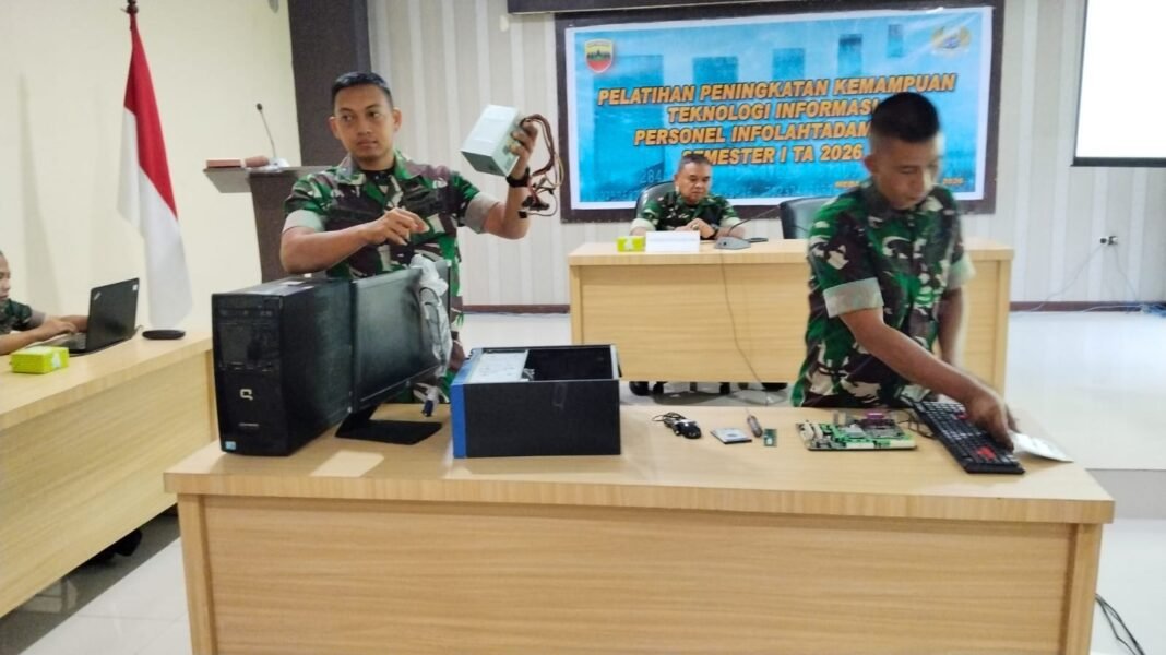 Infolahtadam I/BB Gelar Pelatihan Peningkatan Kemampuan TI Semester I TA 2026