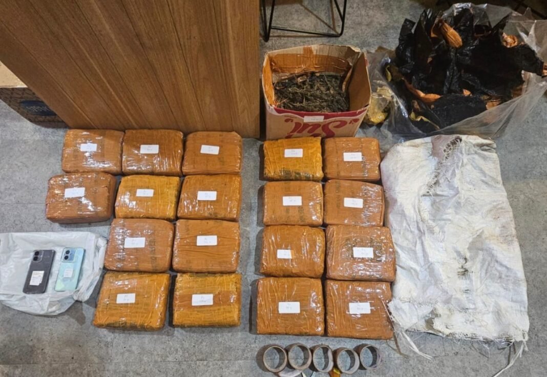 POLDA METRO JAYA BERHASIL MENGAGALKAN PEREDARAN GANJA SEBERAT 18 KILOGRAM DI JAKARTA BARAT