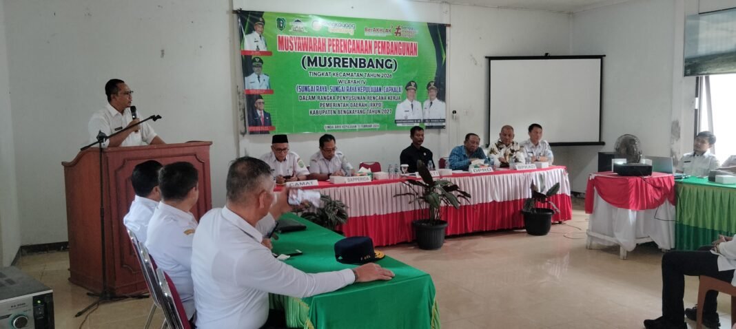Musrenbang Kecamatan, Bupati Bengkayang Berikan Kata Sambutan Pembukaan.