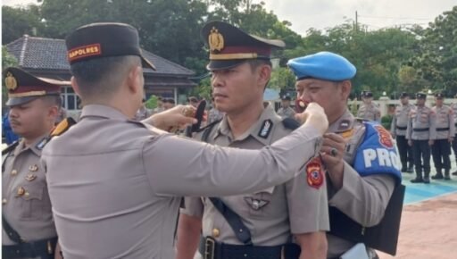 Polres Indramayu Gelar Sertijab Kasat Lantas