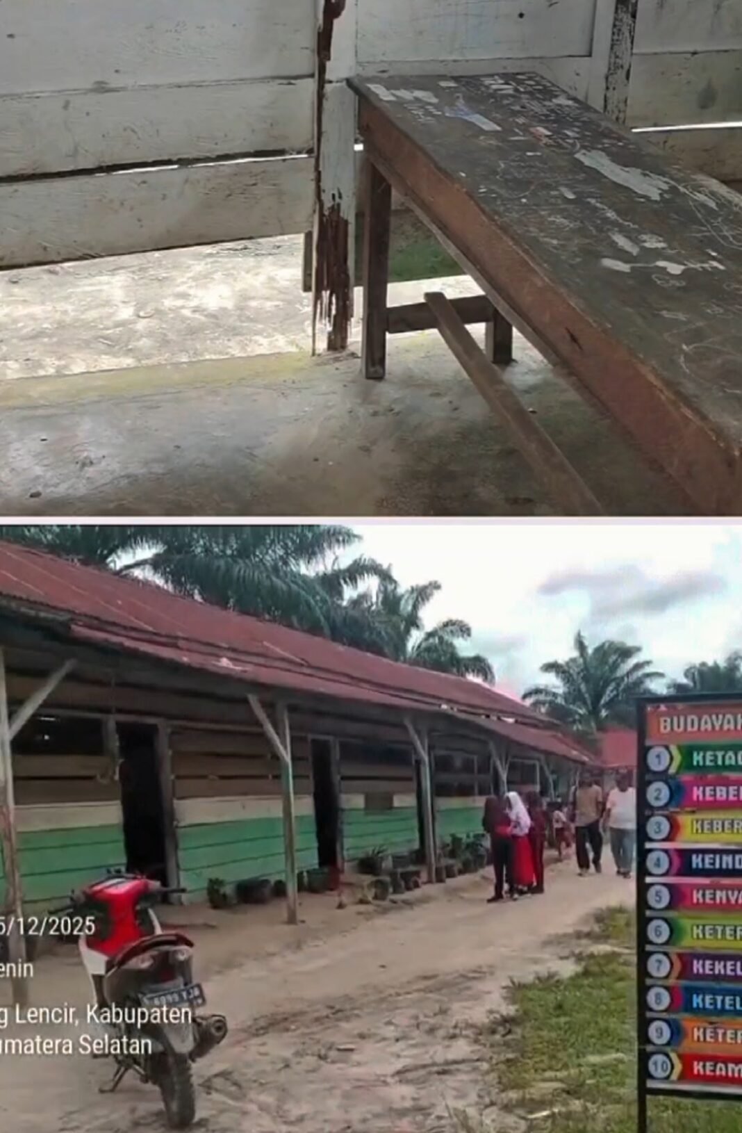 SEKOLAH HAMPIR ROBOH – SEGERA TINJAU DAN BANGUN ULANG SD NEGERI KELAS JAUH MUARA MEDAK!