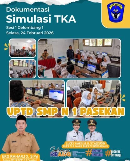 SMP N 1 Pasekan Gelar Simulasi TKA, Tingkatkan Kesiapan Siswa Hadapi Ujian Berbasis Komputer