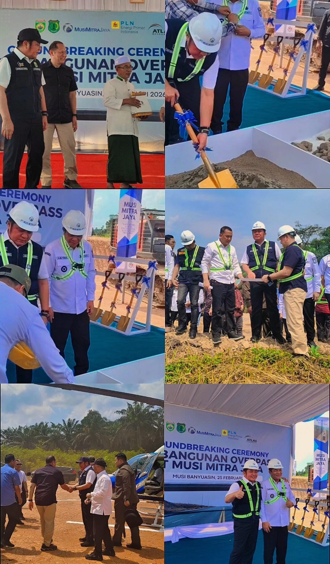 Groundbreaking Overpass PT MMJ, Herman Deru Apresiasi MMJ