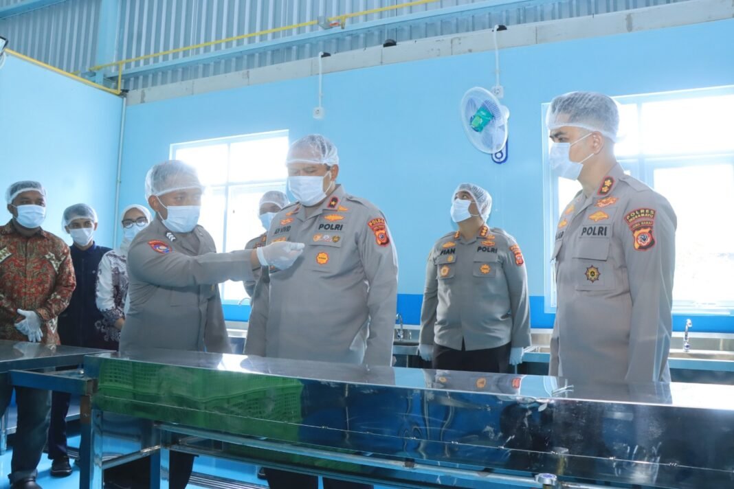 Wakapolda Jabar Tinjau Fasilitas SPPG Polres Indramayu