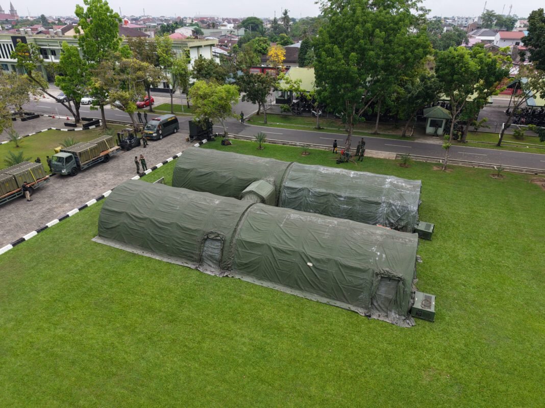 Pangdam I/BB Tinjau Simulasi Gelar Rumah Sakit Lapangan di Makodam I/BB