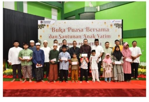 Komunitas Pekerja Kilang Balongan Salurkan Santunan Rp40 Juta untuk Anak Yatim di Bulan Ramadan