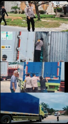 Polsek Bayung Lencir Perketat Pengamanan Arus Balik Lebaran di Jalintim Palembang-Jambi