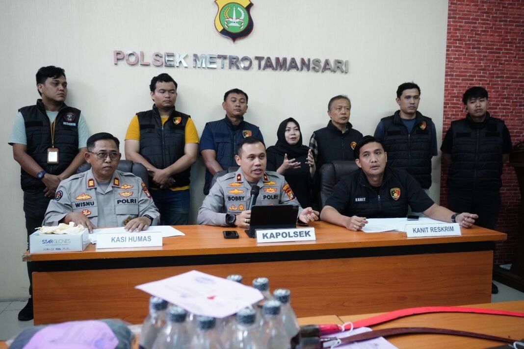 Janjian Tawuran via Medsos, Tiga Remaja di Tamansari Diamankan Polsek Metro Tamansari