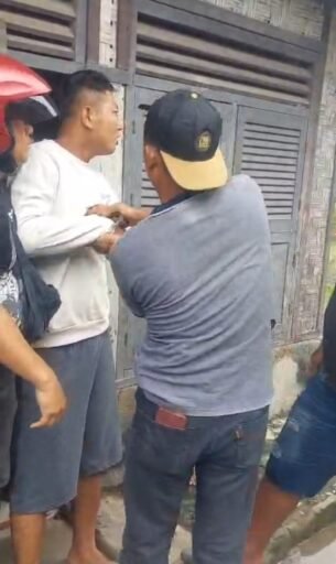 Viral Pelaku Penyiraman Bensin Toko di Payageli Sunggal, Menangis Saat Diperiksa Polisi