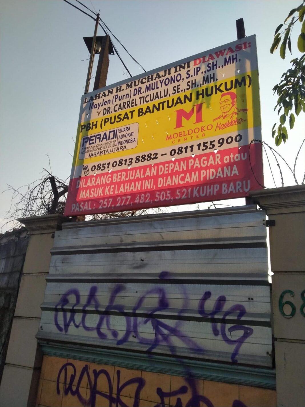 Diduga Serobot Lahan Bersetifikat Milik Liliana Setiawan di Pengangsaan Dua Kembali Diklaim H.Muchaji Diduga Serobot Lahan Bersetifikat Milik Liliana Setiawan di Pengangsaan Dua Kembali Diklaim H.Muchaji