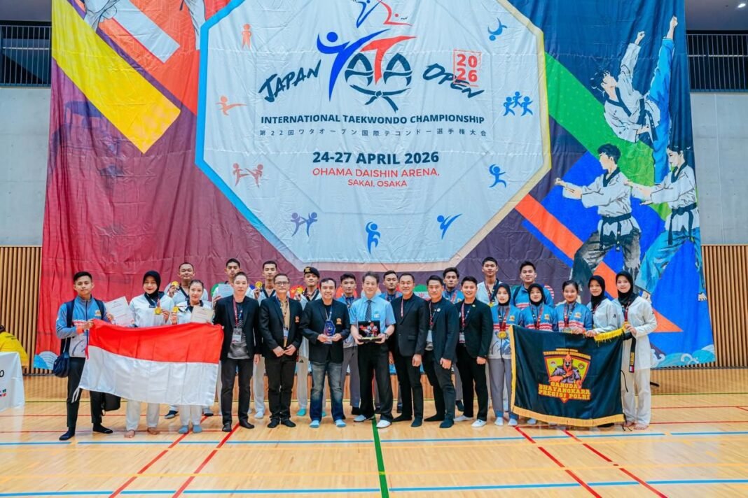 As SDM Kapolri Sambut Kontingen Taekwondo Polri Juara Umum WATA Championship di Soetta