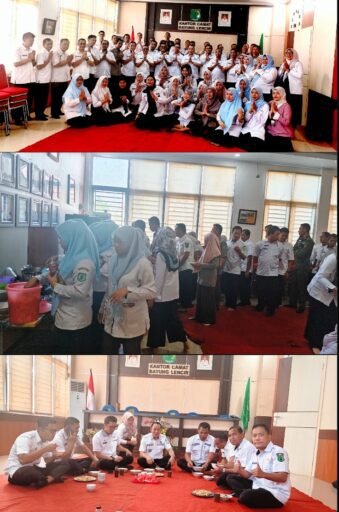 Camat Zukar Pimpin Halal Bihalal Bayung Lencir