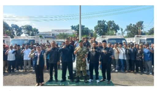 Kodim 0616 Indramayu Distribusikan 23 Truk untuk Penguatan Koperasi Desa/Kelurahan Merah Putih
