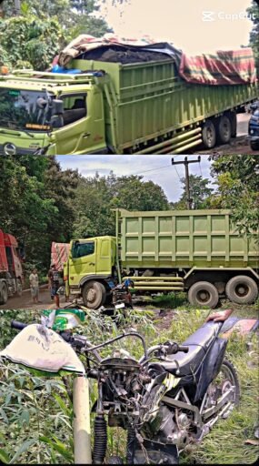 Truk Batubara Memakan Korban di Jalintim Palembang – Jambi