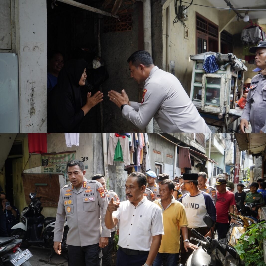 Kapolres Jakbar Turun Langsung Sapa Warga Kedoya Utara, Perkuat Kedekatan Polisi dan Masyarakat