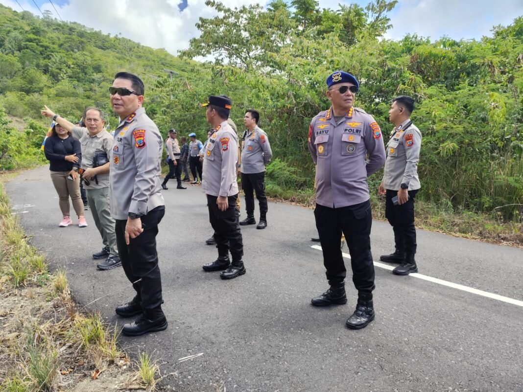 Tinjau Pembangunan, Dirpolairud: Keamanan Laut Dan Kesejahteraan Warga Sitaro Jadi Prioritas