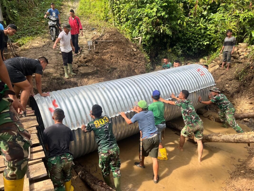 Jembatan Garuda di Sungai Molembe Rampung 100 Persen, Permudah Akses Warga Nias
