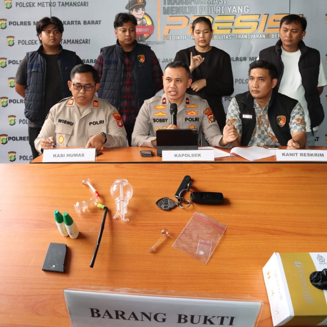 Polsek Metro Tamansari Bongkar Sindikat Jambret & Penadah Emas, Dana Hasil Kejahatan Untuk Narkoba