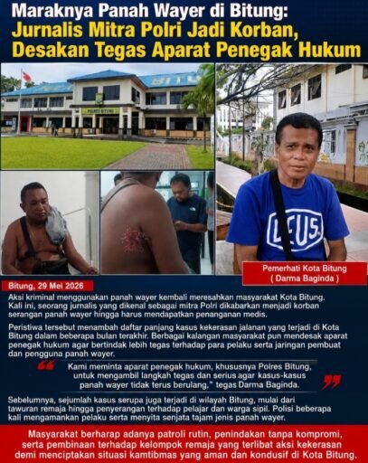 Maraknya Panah Wayer Di Bitung: Jurnalis Mitra Polri Jadi Korban, Desakan Tegas Aparat Penegak Hukum