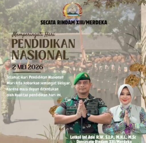 Kobarkan Semangat Belajar! Pesan Inspiratif Dansecata Letkol Inf. Ade Di Hardiknas 2026