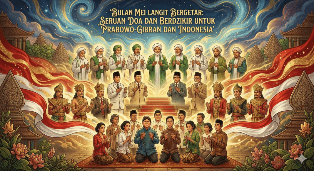 Bulan Mei Langit Bergetar : Seruan Do’a dan Berdzikir untuk Prabowo Gibran dan Indonesia