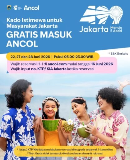 Kado Terbesar HUT Jakarta ke-499!Ancol Gratiskan Akses,Warga DKI Diajak Rayakan Kebahagiaan di Tepi Pantai” Kado Terbesar HUT Jakarta ke-499!Ancol Gratiskan Akses,Warga DKI Diajak Rayakan Kebahagiaan di Tepi Pantai”