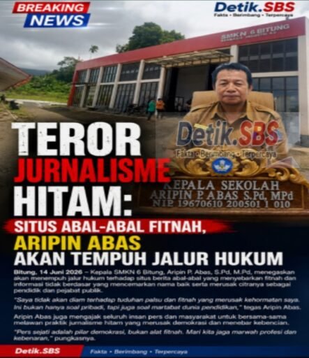 Teror Jurnalisme Hitam: Situs Abal-abal Fitnah, Aripin Abas Akan Tempuh Jalur Hukum Teror Jurnalisme Hitam: Situs Abal-abal Fitnah, Aripin Abas Akan Tempuh Jalur Hukum