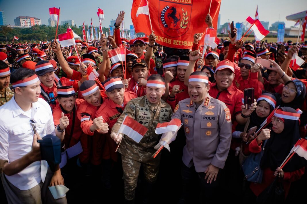 Polda Metro Jaya Gelar Apel Kebangsaan Sambut Hari Ulang Tahun ke-81 Republik Indonesia Polda Metro Jaya Gelar Apel Kebangsaan Sambut Hari Ulang Tahun ke-81 Republik Indonesia