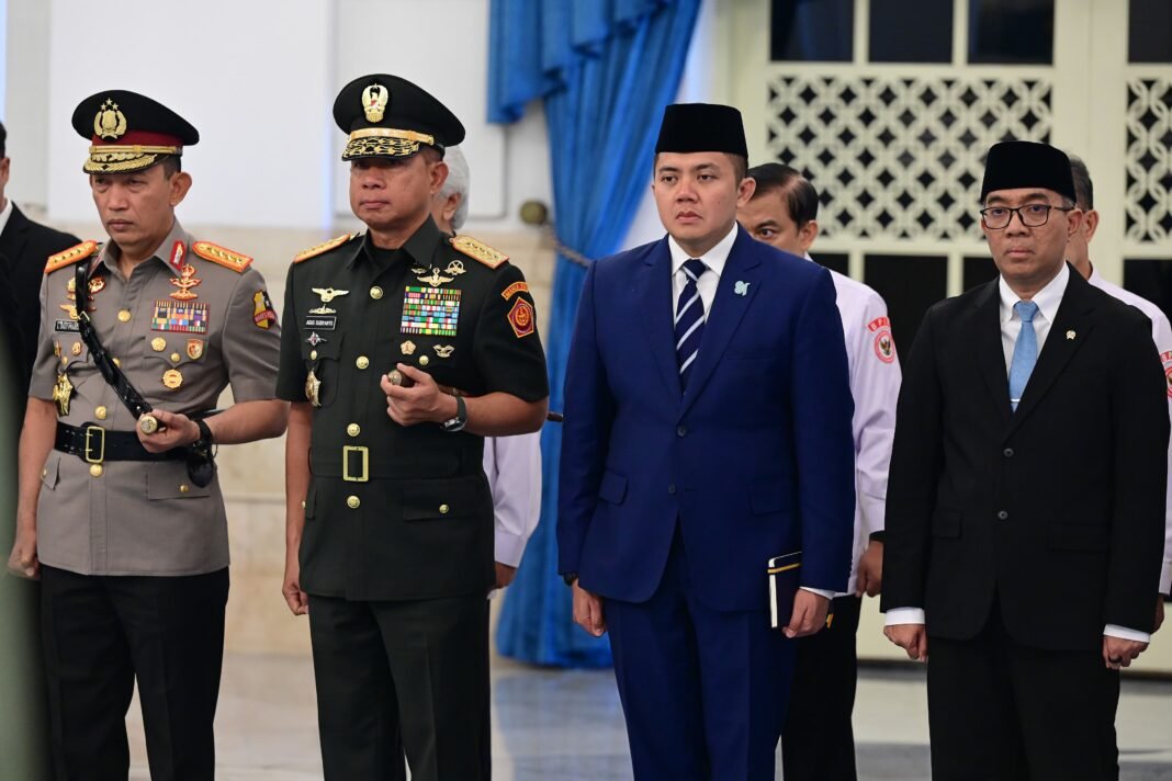 Panglima TNI Hadiri Pengukuhan Paskibraka Tingkat Pusat Tahun 2026 Panglima TNI Hadiri Pengukuhan Paskibraka Tingkat Pusat Tahun 2026