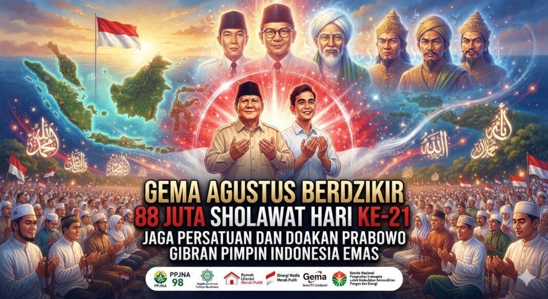HUT RI 81: Gema 88 Juta Sholawat Bersama Majelis Cahaya Nusantara HUT RI 81: Gema 88 Juta Sholawat Bersama Majelis Cahaya Nusantara