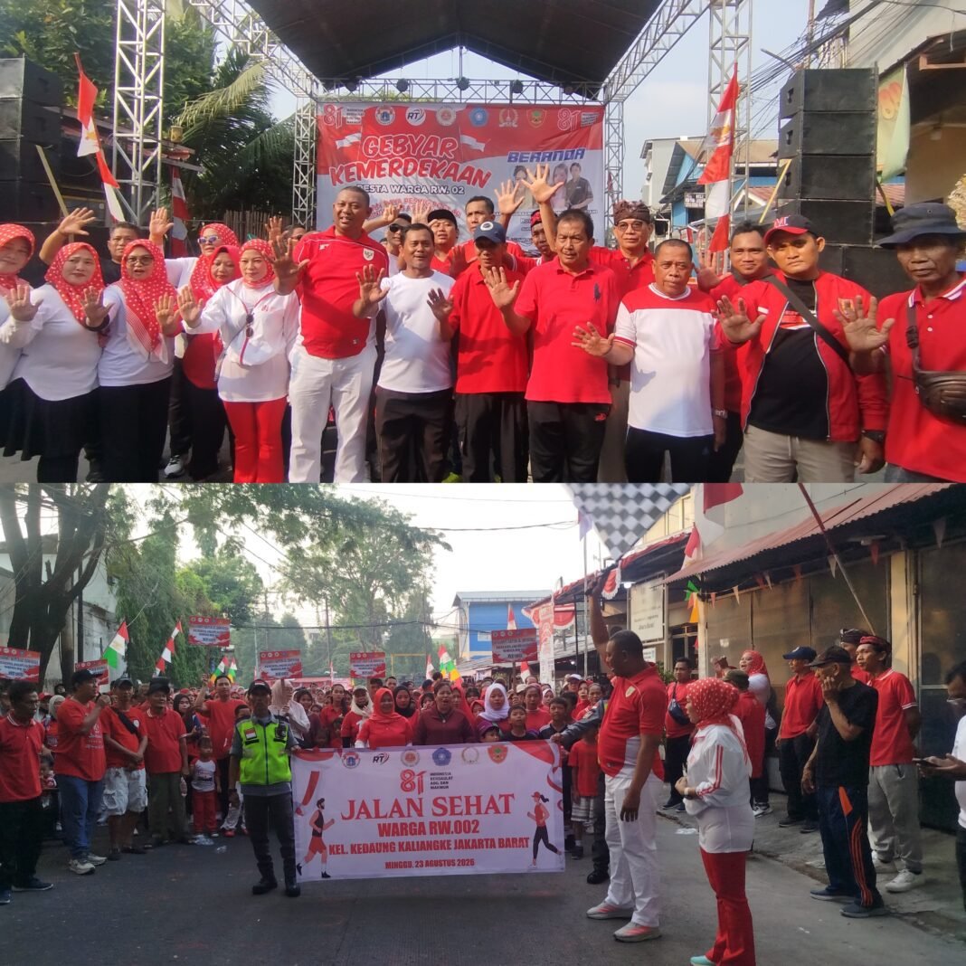 Semarak Kemerdekaan, 500 Warga RW 02 Kedaung Kali Angke Ikuti Gebyar Jalan Sehat Semarak Kemerdekaan, 500 Warga RW 02 Kedaung Kali Angke Ikuti Gebyar Jalan Sehat
