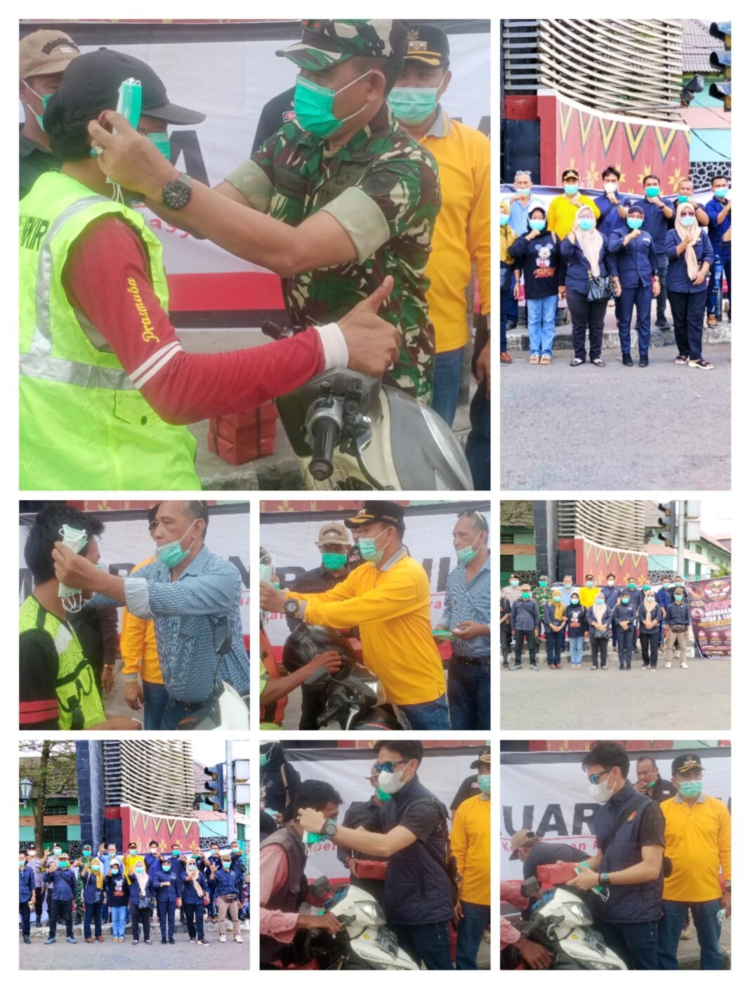 Cegah ISPA Akibat Asap KPK-M E Turun Langsung Bagikan Masker Kepada Masyarakat Cegah ISPA Akibat Asap KPK-M E Turun Langsung Bagikan Masker Kepada Masyarakat