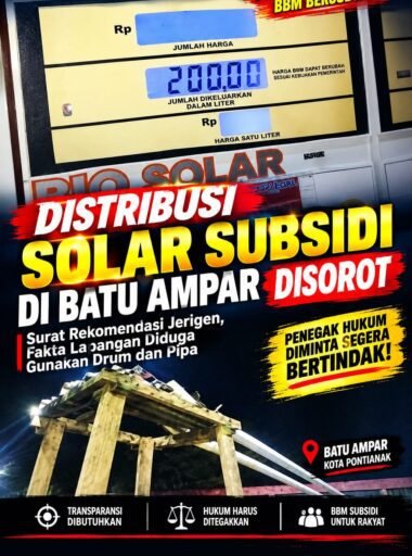 SPBUN Abdullah Disorot: Mekanisme Distribusi Solar Subsidi Diduga Berubah dari Jerigen ke Drum SPBUN Abdullah Disorot: Mekanisme Distribusi Solar Subsidi Diduga Berubah dari Jerigen ke Drum