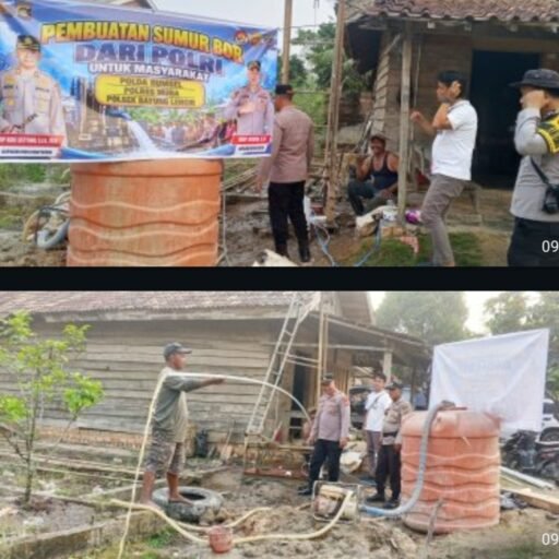 Di Tengah Kemarau Panjang, Kapolsek Bayung Lencir Pantau Langsung Pembuatan Sumur Bor Demi Air Bersih Warga Di Tengah Kemarau Panjang, Kapolsek Bayung Lencir Pantau Langsung Pembuatan Sumur Bor Demi Air Bersih Warga