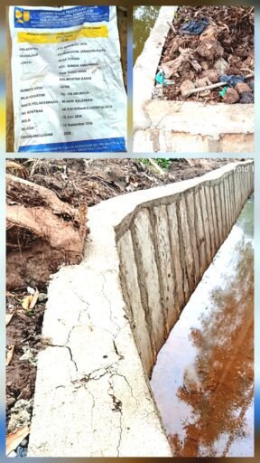 P3A Baroko Jaya DesaDurian Disorot,Pekerjaan Diduga Retak dan Pecah,APHdanKejaksaan Diminta Turun ke Lapangan P3A Baroko Jaya DesaDurian Disorot,Pekerjaan Diduga Retak dan Pecah,APHdanKejaksaan Diminta Turun ke Lapangan