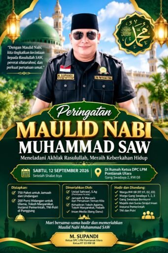 M.Supandi Bersama Pengurus RW dan RT Matangkan Persiapan Maulid Nabi Muhammad SAW M.Supandi Bersama Pengurus RW dan RT Matangkan Persiapan Maulid Nabi Muhammad SAW