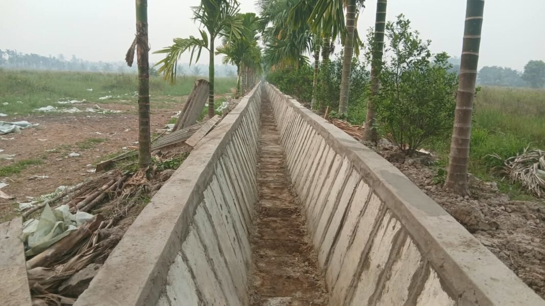 Proyek P3-TGAI Punggur Kecil Disorot, Saluran Irigasi Diduga Tak Terhubung ke Sungai Besar Proyek P3-TGAI Punggur Kecil Disorot, Saluran Irigasi Diduga Tak Terhubung ke Sungai Besar