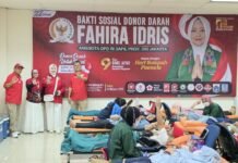 Donor Darah Warnai Sumpah Pemuda dan Milad Bang Japar, Fahira Idris Rawat Persaudaraan